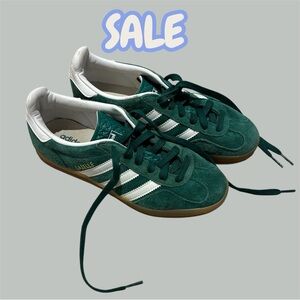 Adidas Green Suede Sneakers